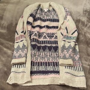 Cat & Jack Multicolor Knit Cardigan